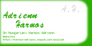 adrienn harmos business card